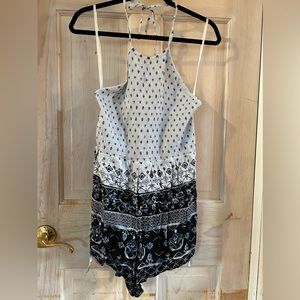 Urban Outfitter’s Out from Under Navy/Marin Halter Romper Women’s Large